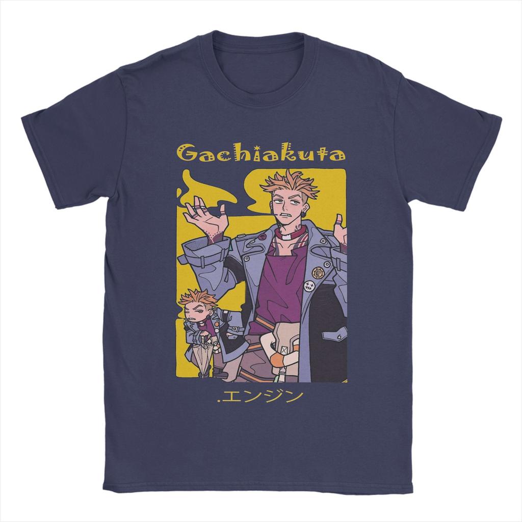 Enjin Gachiakuta Anime Men's T Shirt  Novelty Tees Short Sleeve O Neck T-Shirts 100% Cotton Summer Clothes
