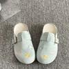 Birkenstocks bag head half slippers spring and autumn wear new student lazy half slippers