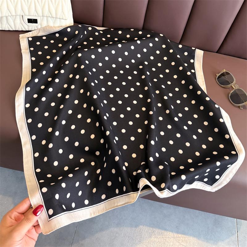 New Cashew Print Female Neck Scarf Cotton Linen Feeling Women Hair Scarves Foulard Head Band Shawls Wraps Neckerchief Bandana