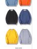Men's Velvet Thickened Lambswool Hoodie - Loose Fit, Long Sleeve, Solid Color Base Layer for Autumn and Winter.