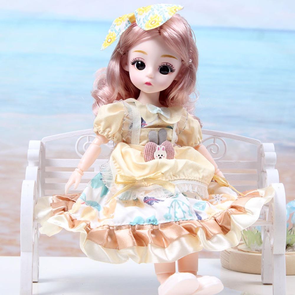 Dress Up 30cm Anime Bjd Doll Spherical Joint 30cm Articulated Toys 1/6 Bjd Dolls  Kids Toy
