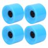 4PCS Set Skateboard High Elastic Colorful PU Wheel Accessory for Most SkateboardsBlue
