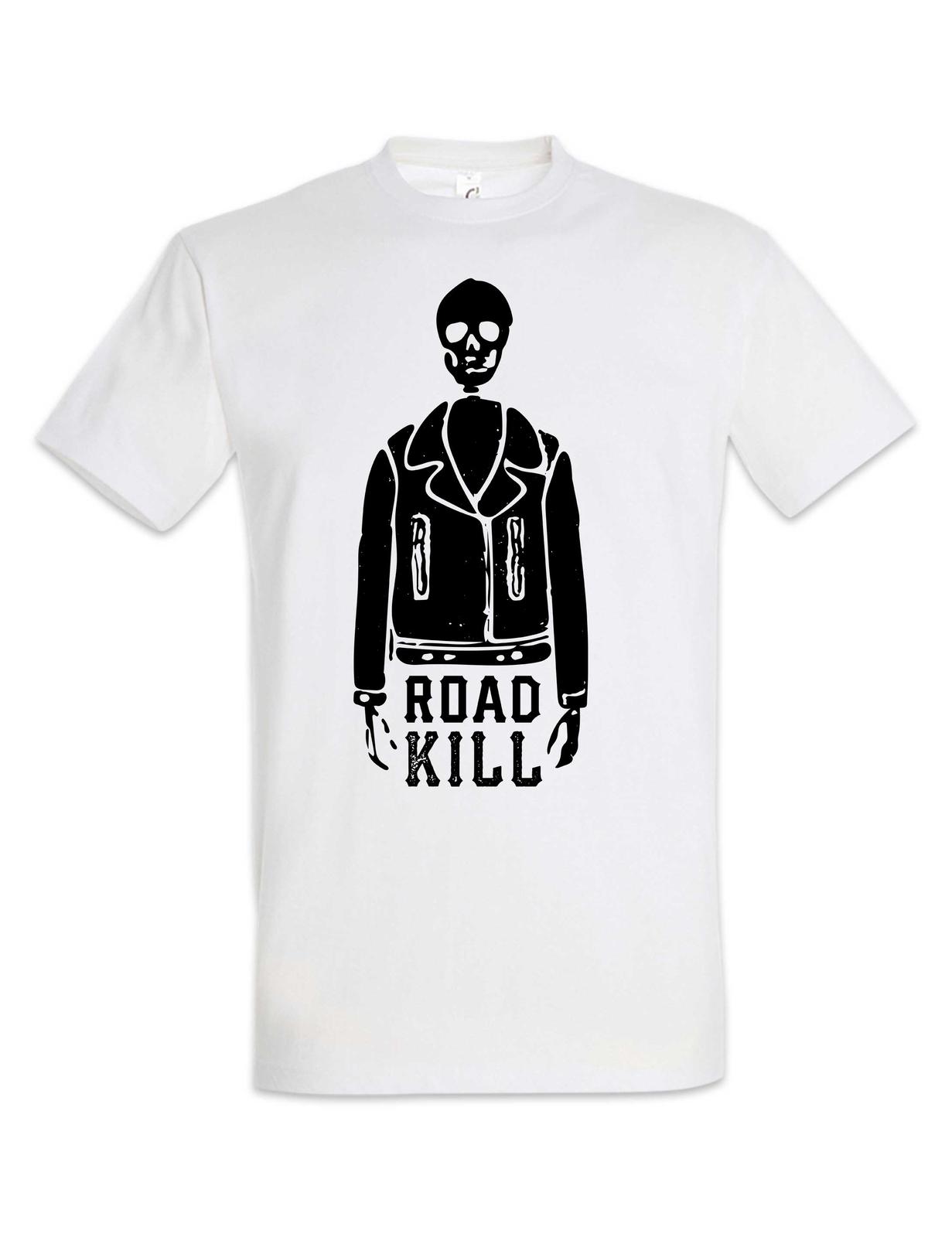 Road Kill Skeleton T-Shirt Mens Womens Tees Top Skate Oldschool Or Die Skateboard Skater Kickflip SK8 S