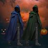 Halloween Plášť s kapucí Unisex Muži Ženy Pelerína Jednobarevný Dlouhý plášť Role Cosplay Kostýmy Outwear Retro