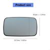 2025 New Heated Warning Wing RearView Mirror Glass Heatable Lens Fit for 3Series E46