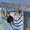 Large Black Spider for Halloween Bendable Legs Giant Spider Decoration,Professional Accessories,for Outdoor Yard,Scary Decor