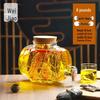 Thickened Glass Soaking Jar with ABS Faucet