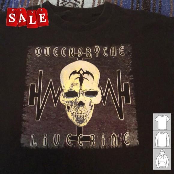 

Rare Queensryche Live Crime Concert Gift For Fans Unisex All Size Shirt TH436 Unisex T-Shirt XXL