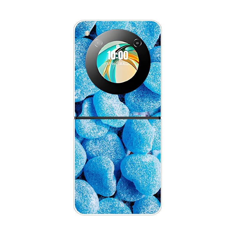 Pevný PC kryt pre ZTE Nubia Flip 2 Nárazuvzdorné puzdrá na telefón pre ZTE Libero Flip 2 5G Zadný priehľadný kryt Flip2 Coque Funda