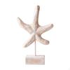 Artistic Wooden Statue for Beach House Mantel And Living Room