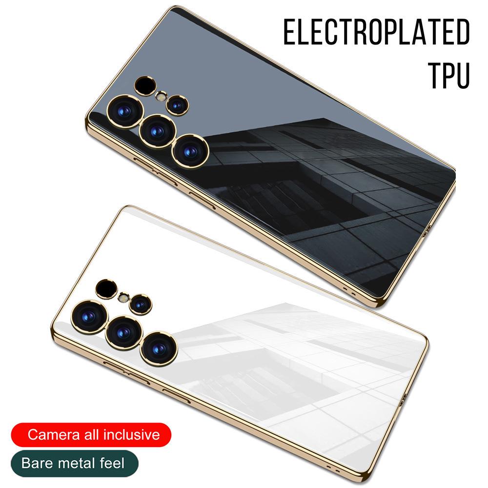 Samsung S25 Ultra Electroplated Soft Phone Case - Drop-Proof Protective Cover