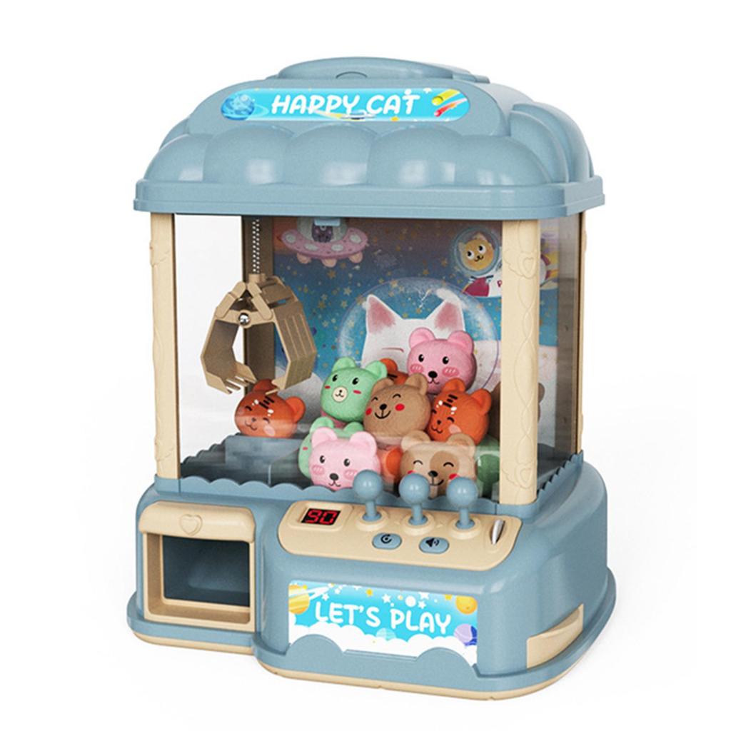 Machine à pinces avec 20 capsules Mini distributeur pour Adultes Garçons Filles Enfants Rose 40 Poupées