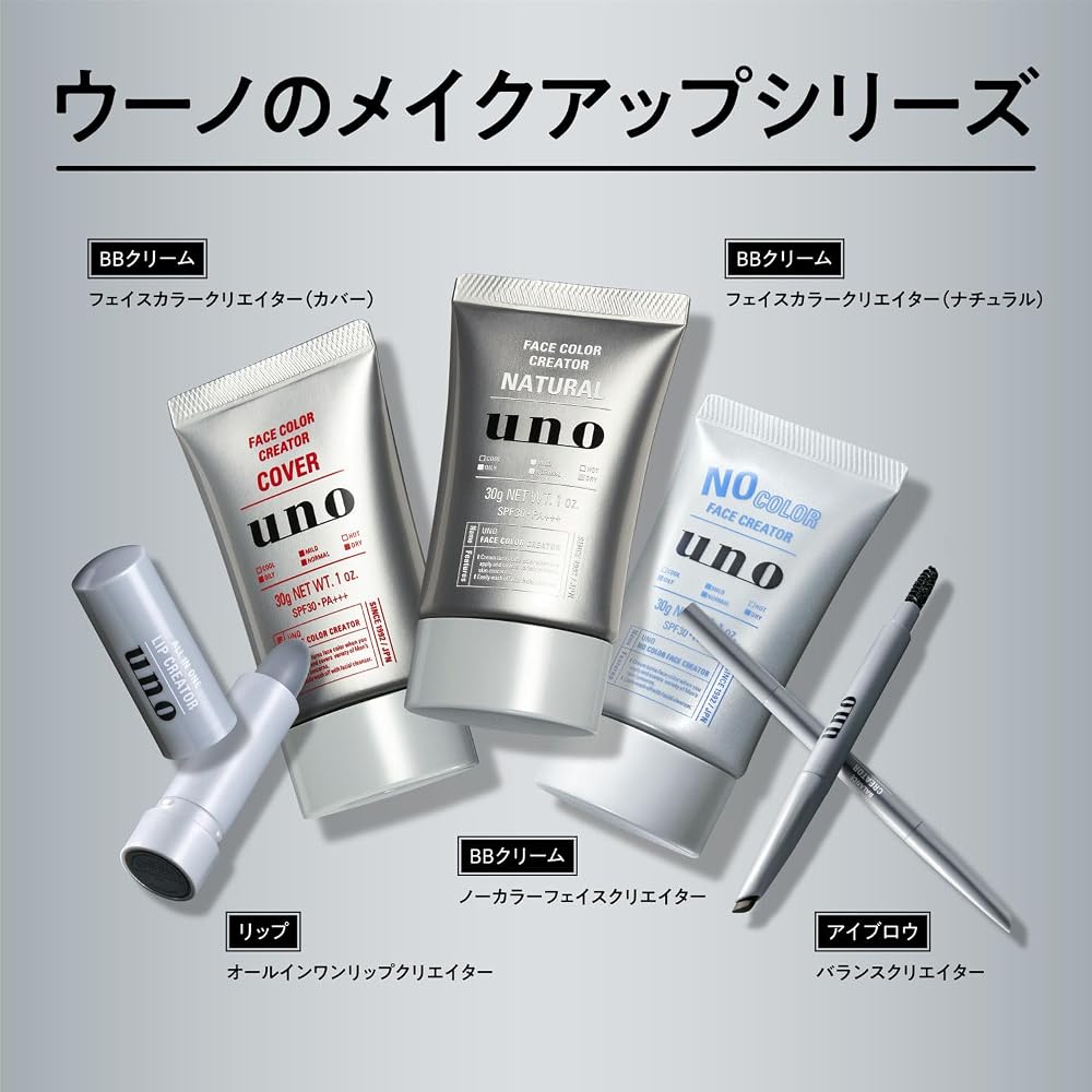UNO All-in-One Lip Creator (Lip Balm) 2.2g Fragrance-Free for Men
