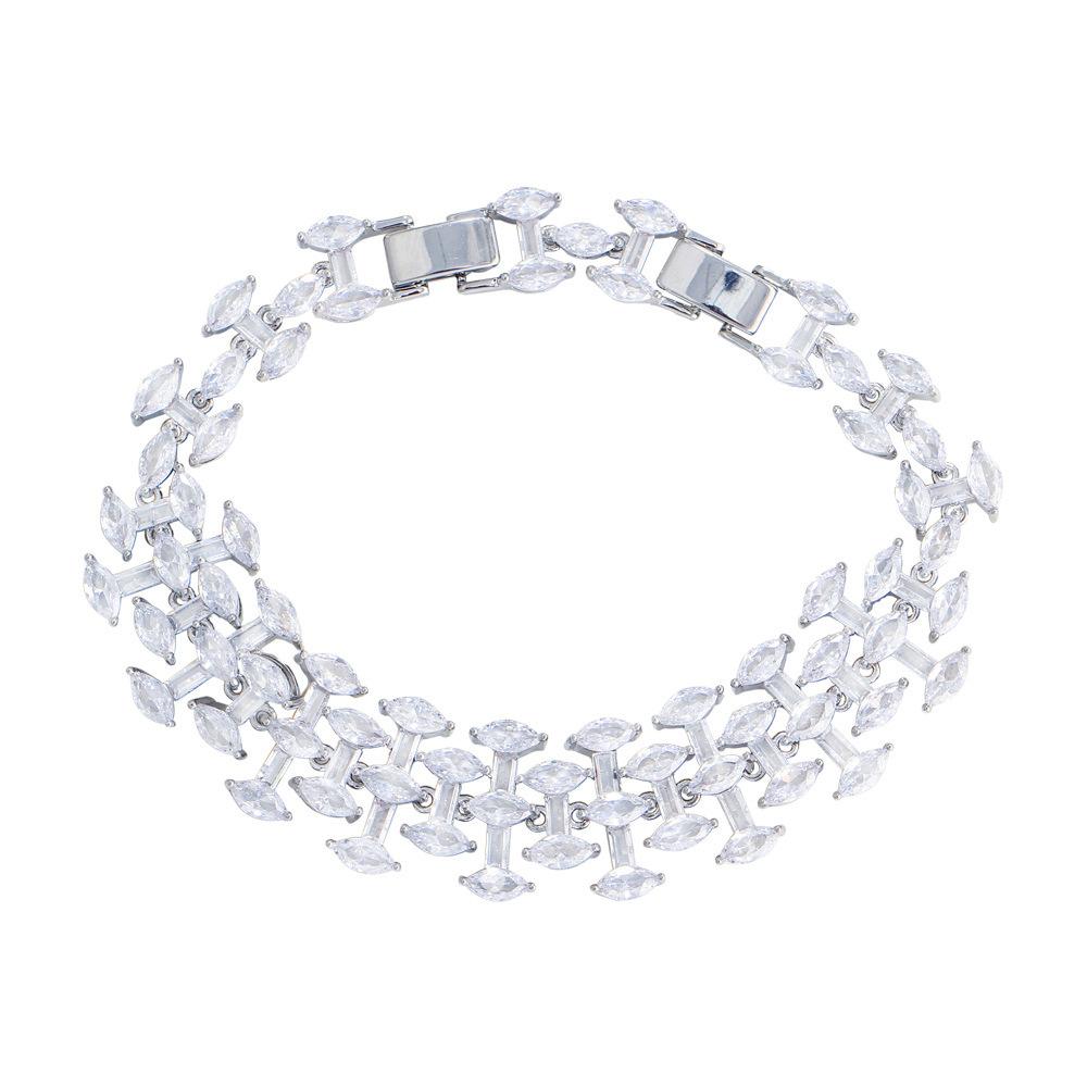 Popular Zircon Bracelet Full Diamond Bracelet Ladies Dinner Dress Birthday Gift Jewelry
