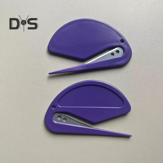 Briefumschlagöffner mit scharfer, verdeckter Klinge, sicheres Design, Blattschneider, Papierschneider, Geschenkpapierschneider, Paketöffner-Werkzeug für den Einsatz im Schulbüro