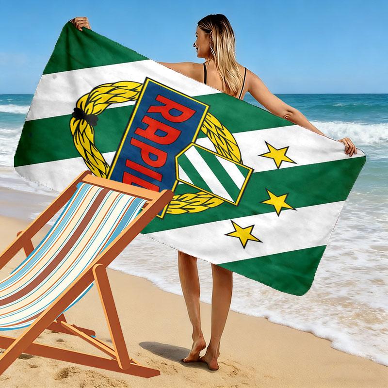 Asciugamano da Spiaggia Rapid Vienna Print, Asciugamano Grande Morbido ad Asciugatura Rapida per Spiaggia Campeggio Nuoto