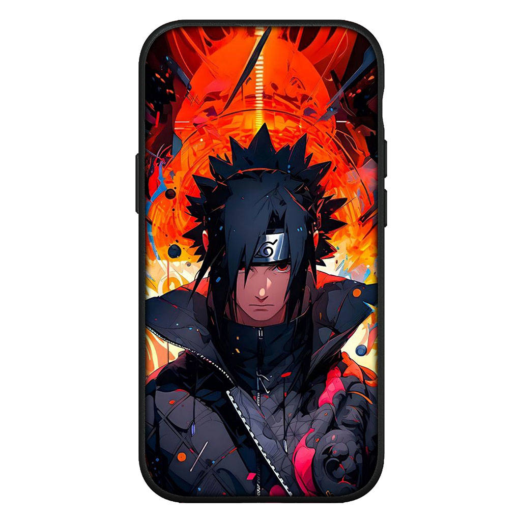 

для iPhone 16 15 X XR Samsung Galaxy S24 S23 Plus Xiaomi Redmi Note 13 12 11 Pro Max 14 OPPO Huawei чехол аниме Саске Наруто Итачи Учиха чехол для телефона for Samsung Galaxy S23 Ultra болюс