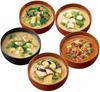 Amano Foods Reduced Salt Regular Miso Soup 10-Serving Variety Set