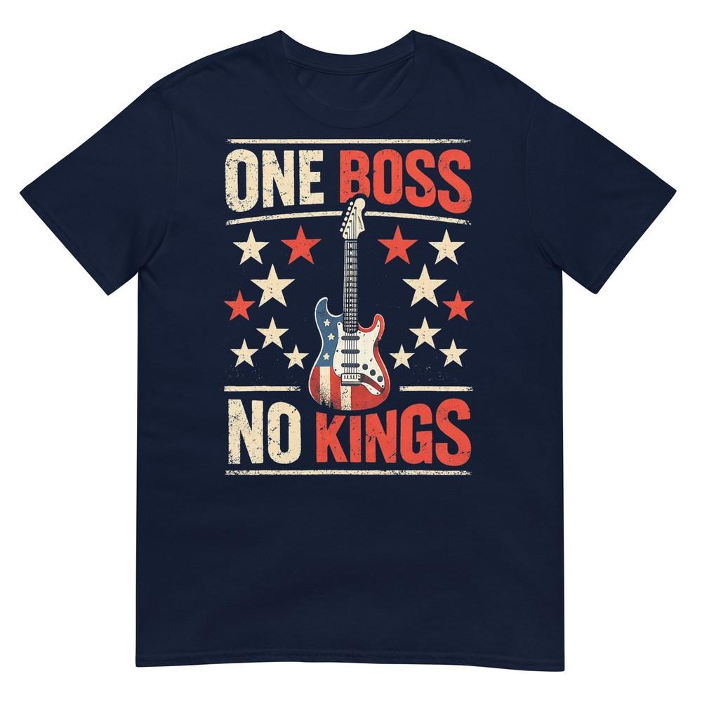 One Boss No Kings Monarchy Political Freedom March 28 2026 Tshirt S