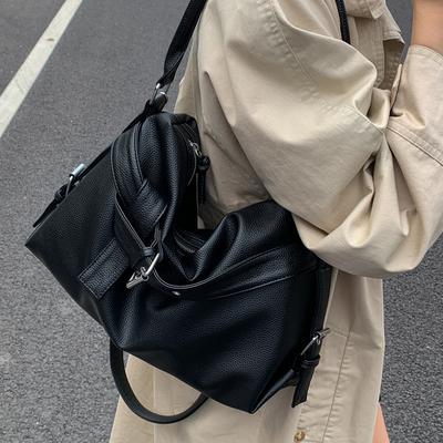 25 New Large-capacity Soft Pitot Bag, Retro Locomotive Underarm Bag, Lazy Shoulder Messenger Bag, Spice Girl Wasteland Bag
