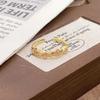 Medieval Personalized Retro Enamel Dripping Oil Inlaid Zir*****Pening Ring Niche Light Luxury High-End Ring Woman