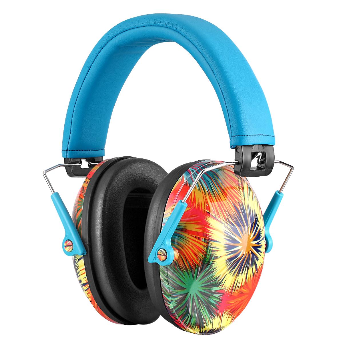 Ear Defenders for Children 25DB Safety Hearing protection Ear Muffs Baby Earmuffs Headband Soundproof Children NRR 23dB чёрный