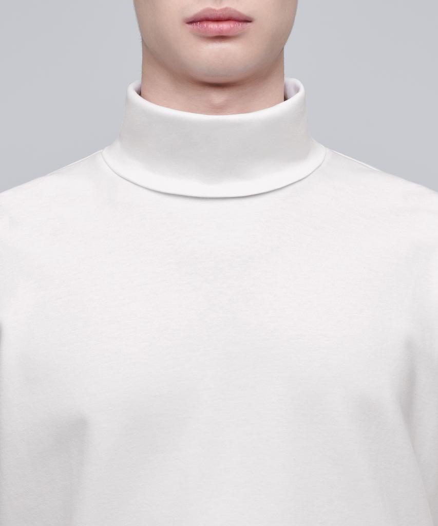 MUSINSA STANDARD Relaxed Turtleneck Long Sleeve T-Shirt [Cream]