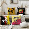 A-Abarth Scorpion Pillow Case Home Dorm Chair Back Short Plush Double-Sided Printing Office Nap Time Cushion Cover