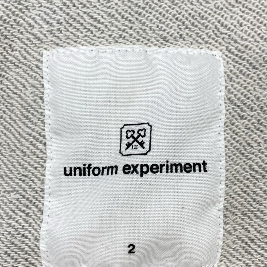 uniform experiment Grey UE-240006 Authentic Golo Sweat Jacket Jacket 2 grayUsed