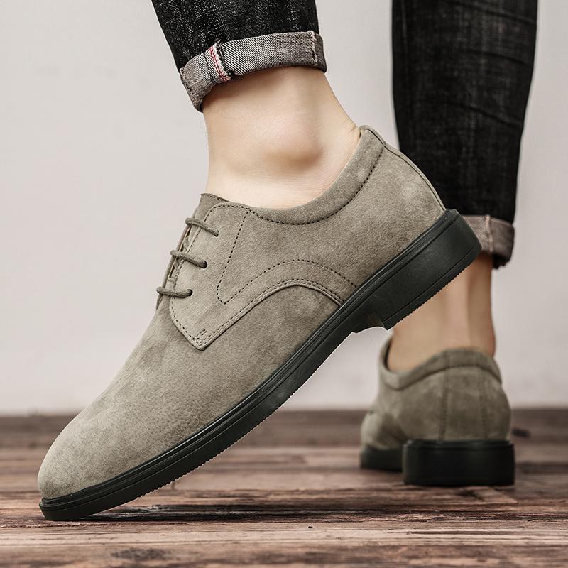 Handmade casual business men's leather shoes  Lace up casual style  designer Outdoor versatile men's shoes for wedding parties
