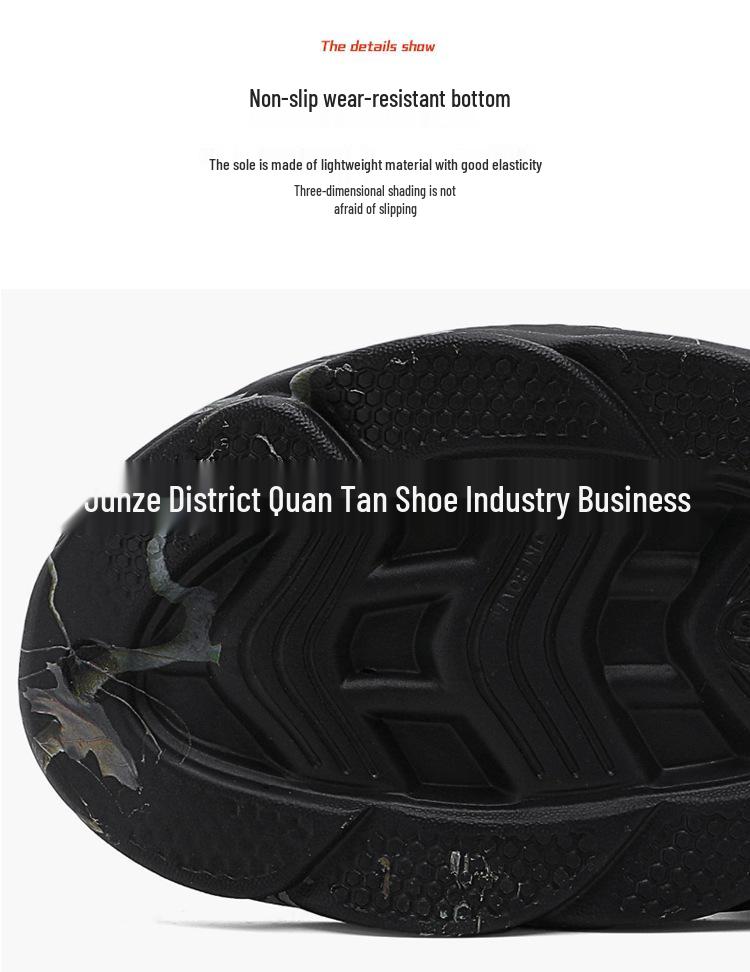 2025 Summer XL Men's Sandals: Sizes 45-48, Extra Wide Flip Flops for Beach