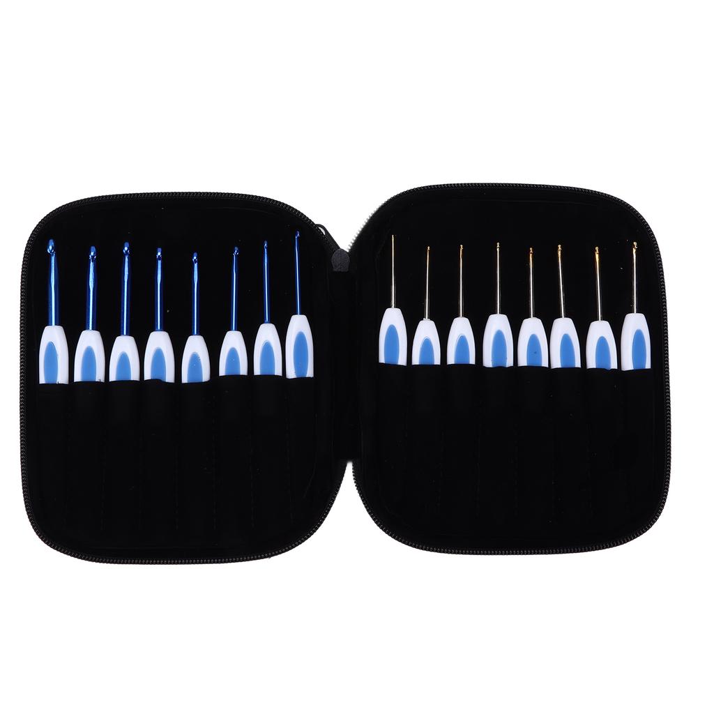 Haaknaalden Set Ergonomisch Ontwerp Handvat Stevig Haken Comfortabel Gebruiken DIY Breigereedschap voor Liefhebbers