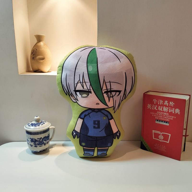 Jouets Poupées en Coton 40Cm Cos Anime Blue Lock Attributs Karasu Tabito Takizawayuu Shidou Ryuusei Enfants Adultes Cadeaux Peluche 40cm
