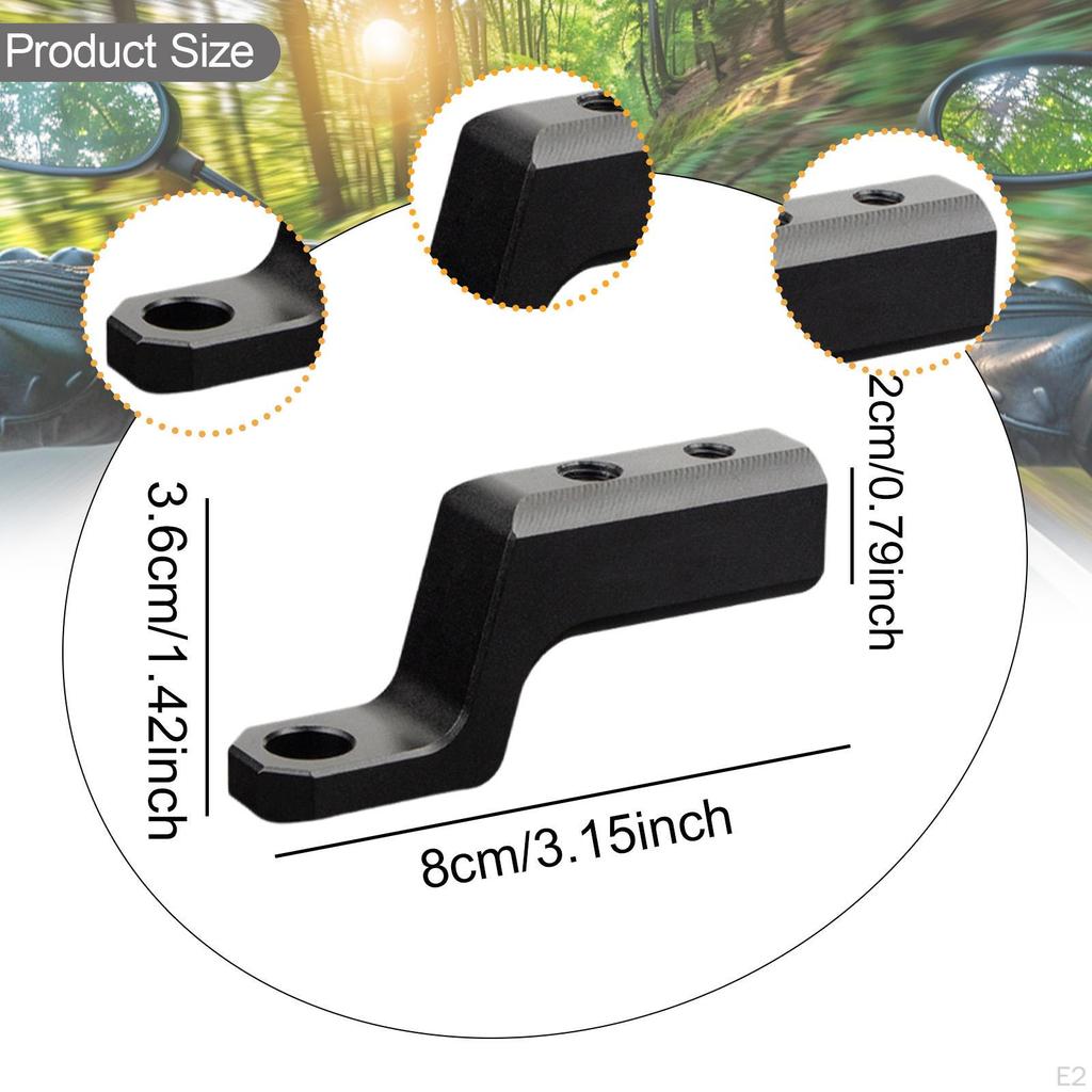 Rearview Mirror Holder Handlebar Mount Aluminum Alloy