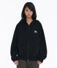Wellbeing Express Logo Patch Zip Up Black