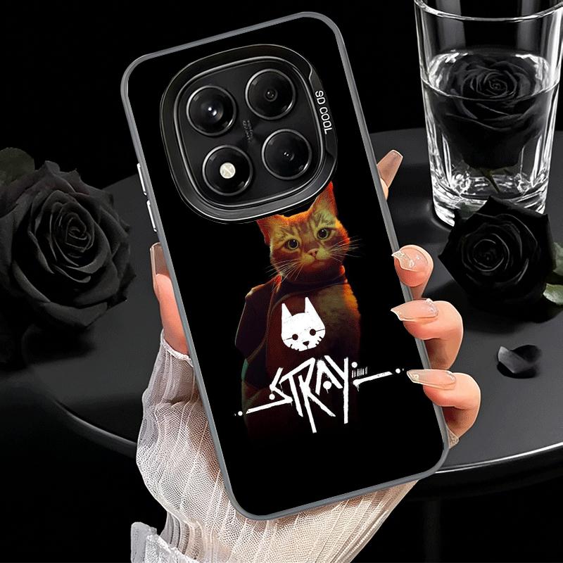 Stray Cat Game B-12 Weiche Handyhülle für Xiaomi Redmi Note 13 14 15 Pro Plus 12S 12 11S 11 11T 10S 10 Stoßfeste Abdeckung Rückschale