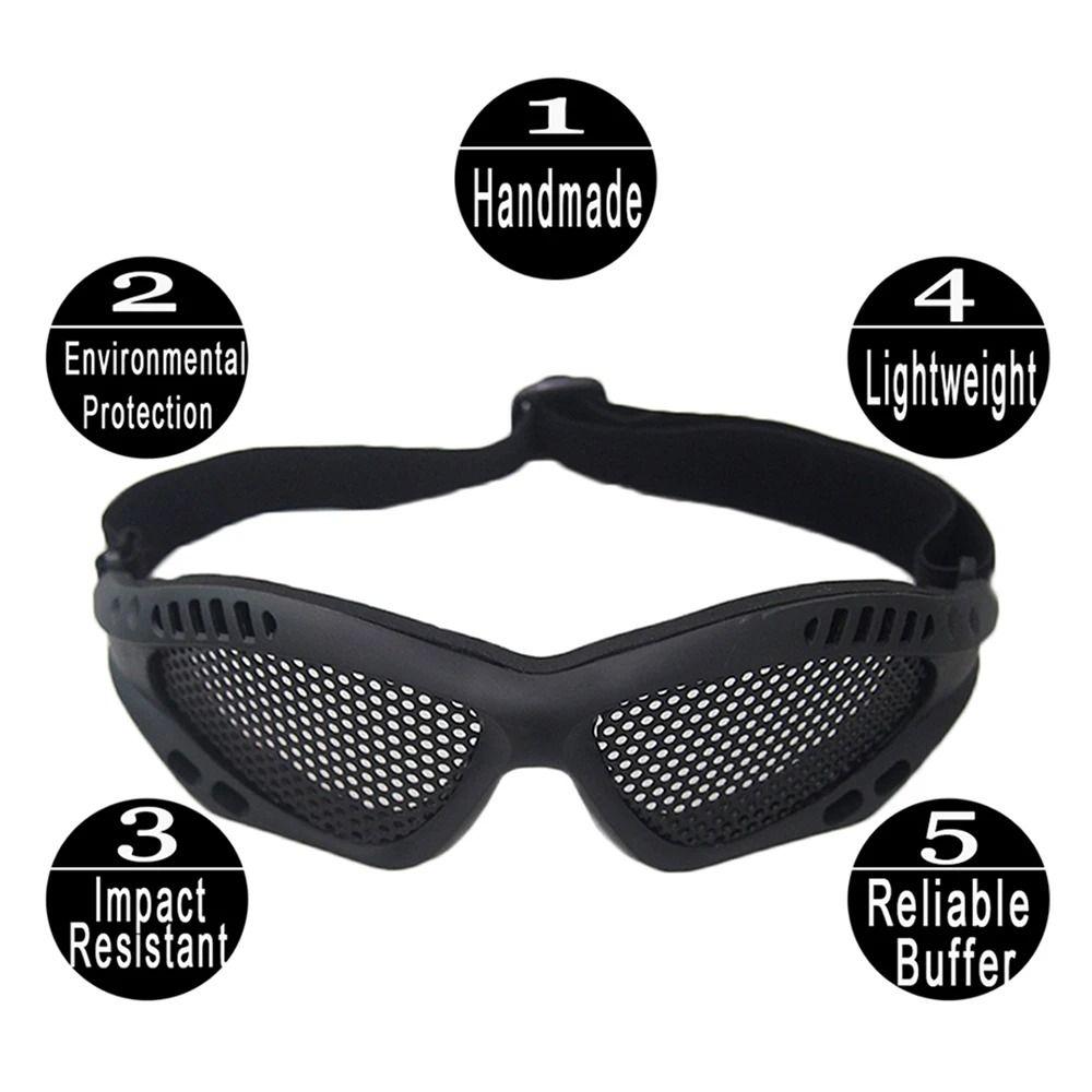 Eye Protection Hiking Glasses Metal Mesh Protective Glasses Protective Eyewear Outdoor Activities