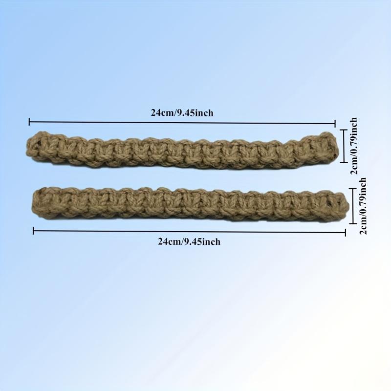 4/8 Pieces Bohemian Style Handwoven Curtain Tiebacks, Simple Curtain Clips Back Support
