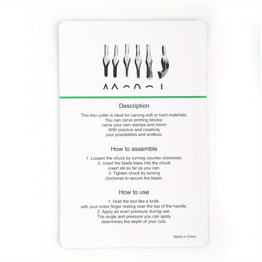 1PC Block Stamp Carving Block Stamp Making Kit with Cutter Tools, Cutter Kit Assortment, Stamp for Printmaking, Printing