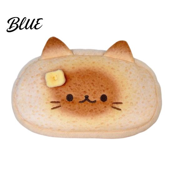 Adorable School Supplies Pouch Siamese Cat Plush Pencil Case Large Capacity Fluffy Pen