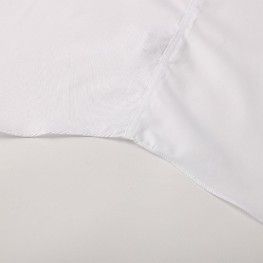 HITOYOSHI Easy Care Shirt Long Sleeve 10 Sizes Royal Hitoyoshi Dress Shirt Cotton LB-R1 [Regular/White Oxford/42-84] Men's 100%