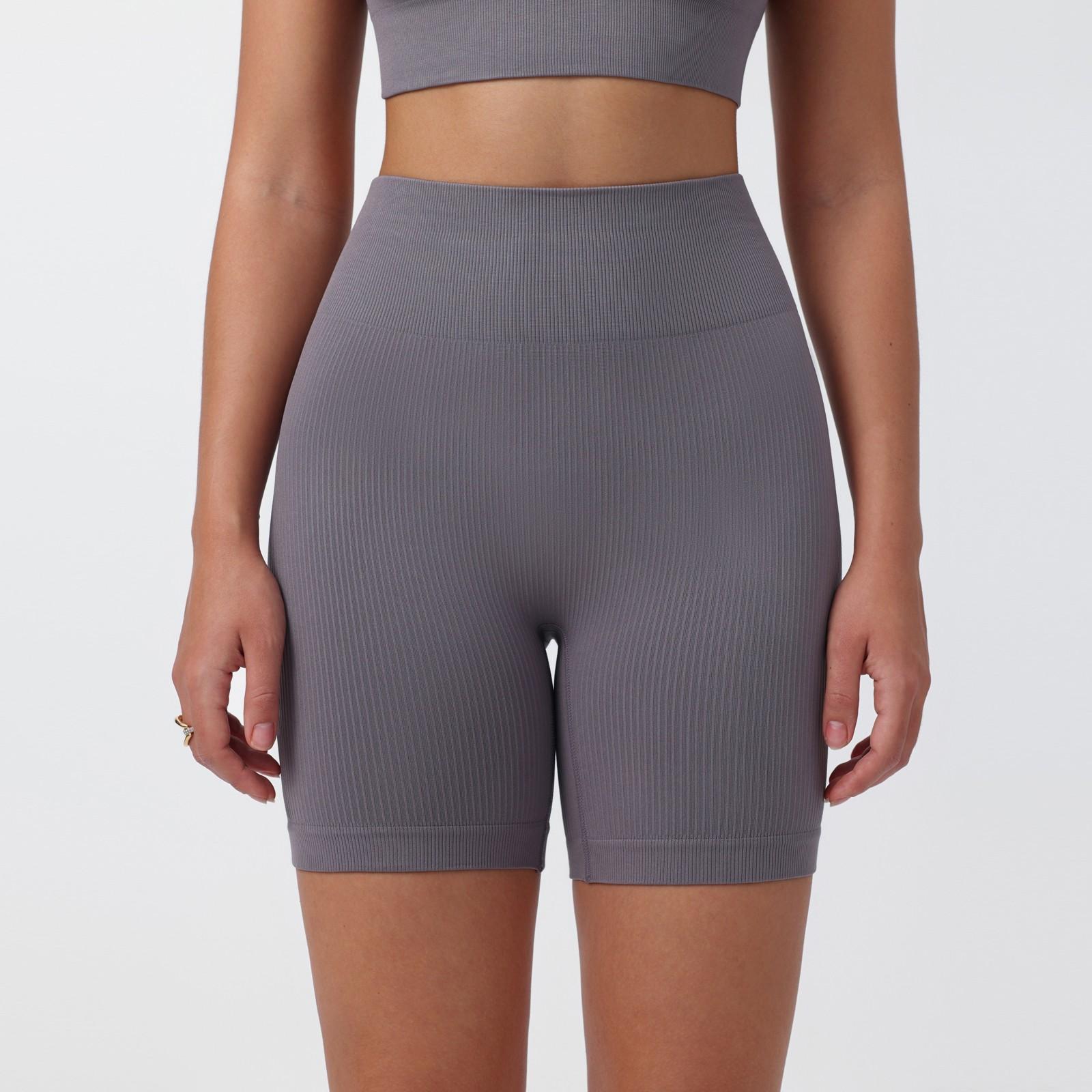 

Женские брюки летние свободные штаны для йоги удобные тренировочные штаны с карманами M фиолетовый