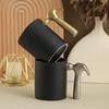 320ml European Style Gold Ceramic Hammer Cup Afternoon Camellia Flower Tea Coffee Mug Household Hammer Decoration Water Cup Gift