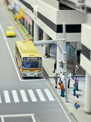 The Bus Collection Bus Collection Yokohama Station West Exit Bus Terminal Set A Diorama Supplies