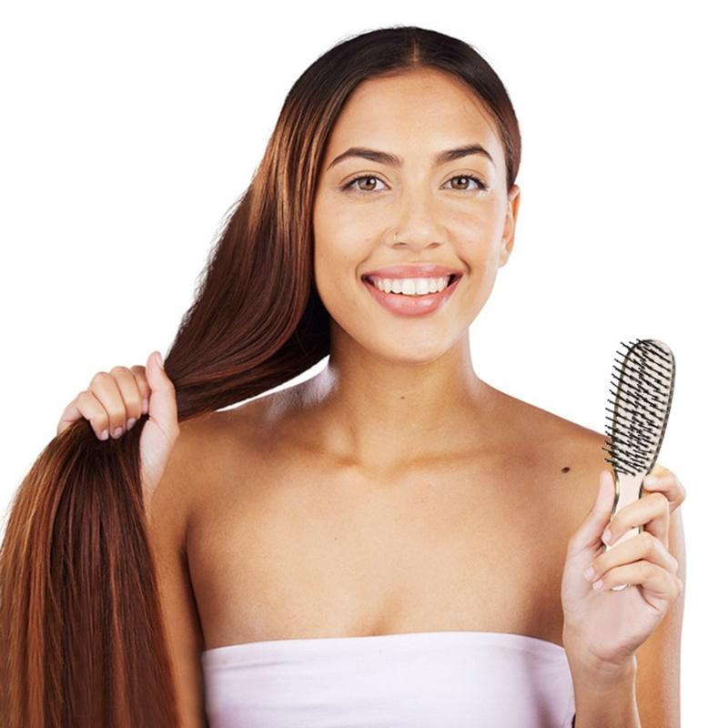Detangling Hair Brush for Different Hair Types Wet and Dry Use Anti Static Designs Hair Comb with Ergonomic Grip