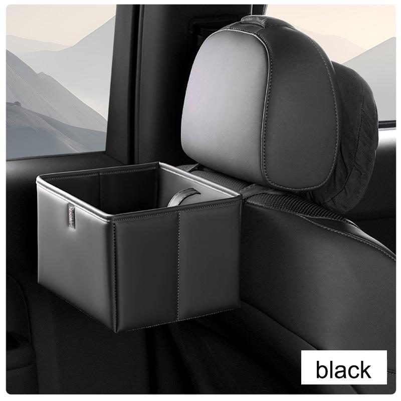 Multi-Functional Foldable Storage Box for Car Interior Car Rear Seat Storage Trash Can Organizer for Car Accessories Supplies