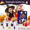 Theme Hanging Ornaments Christmas Advent Calendar 2026 24 Days Countdown with Acrylic Day Gift Box Ornaments Collectible Gifts for Holiday