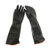 45CM Extra Long Acid & Alkali Resistant Black Industrial Gloves - Thick, Wear-Resistant for Chemical Protection