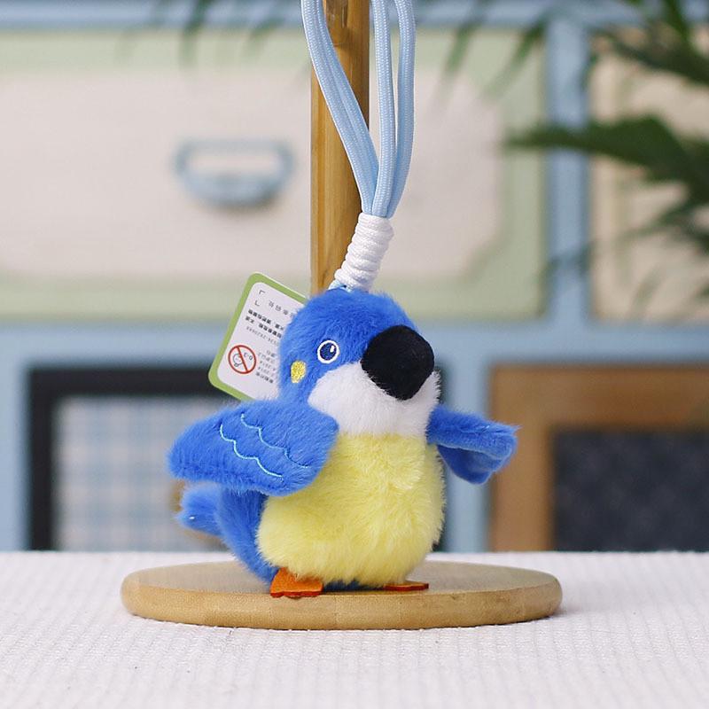 Plush Bird Pendant Toy With Pp Cotton Filling For Kids And Gift Use