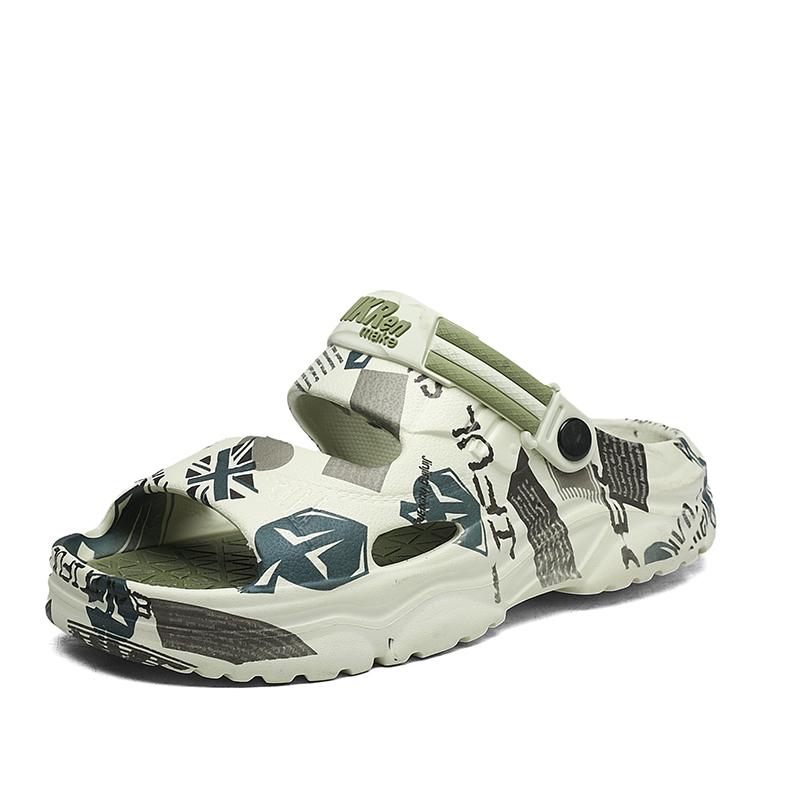 New Men's Sandals Big Size Thick-soled Lightweight Slippers Men's Fashionable Casual Sports Sandals Breathable Beach Shoes Men